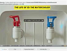 Tablet Screenshot of edthewatercooler.com